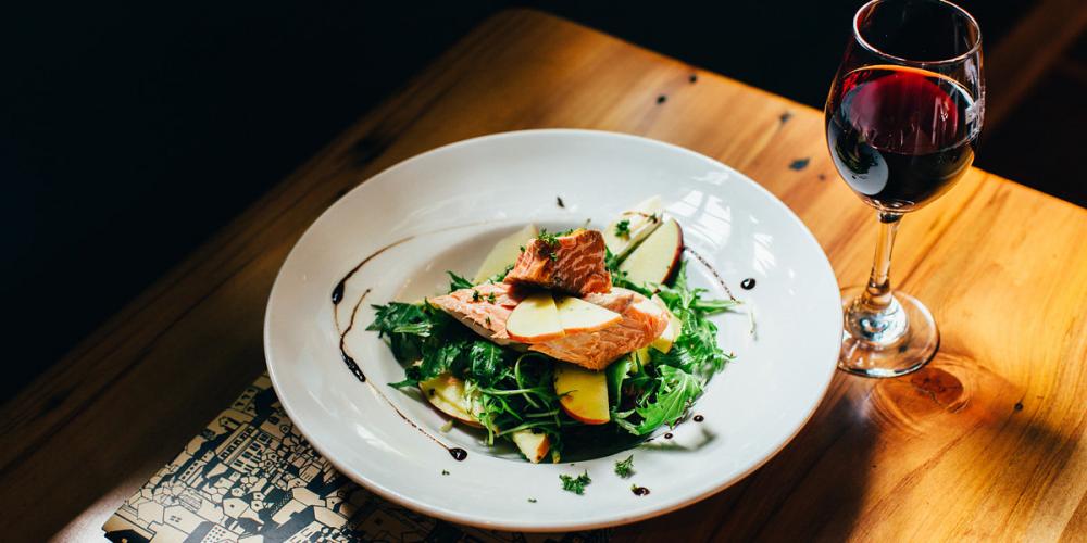 Salmon Salad w/ Red Wine photo